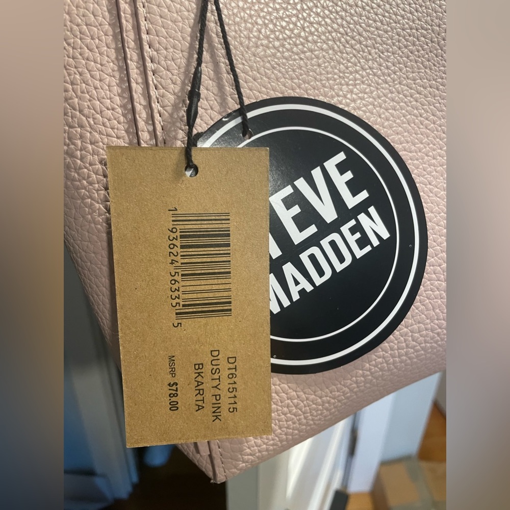 NWT Steve Madden Crossbody Tote in Dusty Pink  💕 - Picture 4 of 4